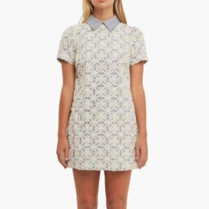 English Factory - Ribbon Embroidery Minidress